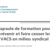 Formation prévenir les VACS en milieu syndical